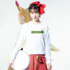 mimitabDECK.Kのこれ好き（抹茶色） Long Sleeve T-Shirt :model wear (front)