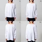 Toshihiro Egawa ArtのDEATH ONOMICHI / 尾道 Long Sleeve T-Shirt :model wear (woman)