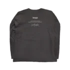 WolphTypeのPrimitive » Biela Long Sleeve T-Shirt :back