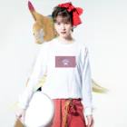 niramanjuの紫色の髪の女の子 Long Sleeve T-Shirt :model wear (front)