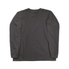 kg_shopの[★バック] 天然温泉『源泉かけ流しの宿』(文字ホワイト) Long Sleeve T-Shirt