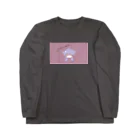 niramanjuの紫色の髪の女の子 Long Sleeve T-Shirt