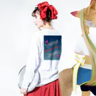 ritsuka-pugsの良介❤️立香 Long Sleeve T-Shirt :model wear (back, sleeve)
