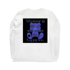 s.i.d.のs.i.d. おすわりbear Long Sleeve T-Shirt :back