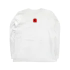ハチワレ猫　ハチのお店のハチワレ猫　ハチ Big 正面 ver. Long Sleeve T-Shirt :back