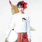 ふわとろ火薬のにゃめるな！B Long Sleeve T-Shirt :model wear (front)