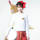 まんぷくユナイテッド 松下のパスタたいらげ Long Sleeve T-Shirt :model wear (front)