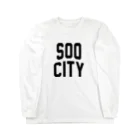 JIMOTOE Wear Local Japanの曽於市 SOO CITY Long Sleeve T-Shirt