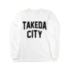 JIMOTOE Wear Local Japanの竹田市 TAKEDA CITY Long Sleeve T-Shirt