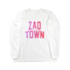 JIMOTOE Wear Local Japanの蔵王町 ZAO TOWN Long Sleeve T-Shirt