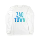 JIMOTOE Wear Local Japanの蔵王町 ZAO TOWN Long Sleeve T-Shirt