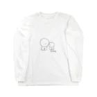 fluffy.dogのもふもふ Long Sleeve T-Shirt