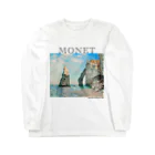 MUGEN ARTのモネ　エトルタの断崖  Claude Monet Long Sleeve T-Shirt