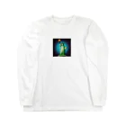 ＠世界遺産周りたい人のお店の『自由の女神』　大人気　ドット絵シリーズ　 Long Sleeve T-Shirt