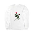 Redpink  visual calendarのRedpink_two roses Long Sleeve T-Shirt