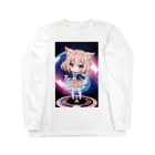 AIオリジナルイラスト　美女男子の癒し効果のミニキャラ Long Sleeve T-Shirt