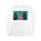 tsumura_goodsの3 trees　3本の木 Long Sleeve T-Shirt