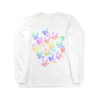 のぐちさきのPEACE-平和への祈り-レインボー Long Sleeve T-Shirt