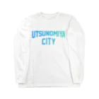 JIMOTOE Wear Local Japanの宇都宮市 UTSUNOMIYA CITY Long Sleeve T-Shirt