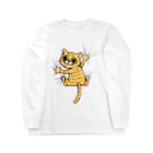 kikikikikiのしがみつくねこ Long Sleeve T-Shirt