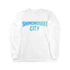 JIMOTOE Wear Local Japanの下関市 SHIMONOSEKI CITY Long Sleeve T-Shirt