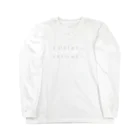 mimitabDECK.Kのこしあんどこ 白あんどこ（シルバーカラー） Long Sleeve T-Shirt