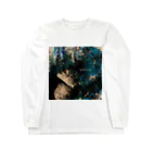 渦-UZU-Goods Shopのindigo Long Sleeve T-Shirt