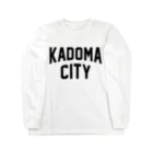 JIMOTOE Wear Local Japanの門真市 KADOMA CITY Long Sleeve T-Shirt