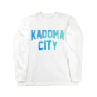 JIMOTOE Wear Local Japanの門真市 KADOMA CITY Long Sleeve T-Shirt