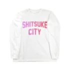 JIMOTOE Wear Local Japanの下野市 SHITSUKE CITY Long Sleeve T-Shirt