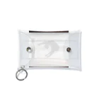 takeoutのカーテンにつかまっているネコ Mini Clear Multipurpose Case