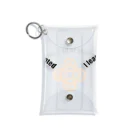 『Nothing Is Real』-- IN SUZURIの吾唯足知h.t.ショルダーアーチ橙・黒英語 Mini Clear Multipurpose Case