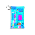 GreenRoseのターコイズスクエア Mini Clear Multipurpose Case