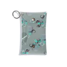 MeshinoのOctopus Brothers【ブルー】 Mini Clear Multipurpose Case