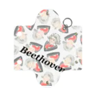 AmorosoのBeethoven（柄） Mini Clear Multipurpose Case