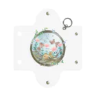 甘栗堂の金魚鉢　赤花 Mini Clear Multipurpose Case