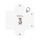 MIKE MIKE nekoのハミ肉でうしろ足見えない三毛猫 Mini Clear Multipurpose Case