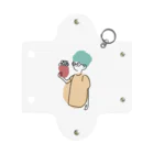 毎日の思い出のポップコーンとめがねくん Mini Clear Multipurpose Case