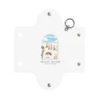 CLOSHの空を見上げる猫【ボタニカル】 Mini Clear Multipurpose Case