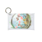 甘栗堂の金魚鉢　赤花 Mini Clear Multipurpose Case