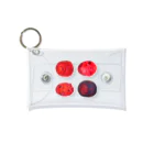 福尾末道の愉快２　赤 Mini Clear Multipurpose Case