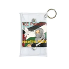 Myogaのパレスチナ即時停戦 Mini Clear Multipurpose Case