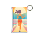 エイエイショップの光に向かって走る女子のグッズ Mini Clear Multipurpose Case