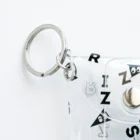 とりの店のグミ Mini Clear Multipurpose Casecomes with a handy key ring
