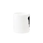 でぐんちゅのデグーシルエット(リアル) Mug :other side of the handle