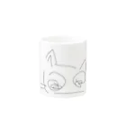 utamaro_2w14の目をつぶって描いたネコ。 Mug :other side of the handle