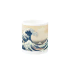 SONOTENI-ARTの003-001　葛飾北斎　『富嶽三十六景　神奈川沖浪裏』　マグカップ Mug :other side of the handle