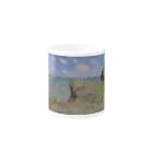 SONOTENI-ARTの004-018　クロード・モネ　『プールヴィルの断崖の上の散歩』　マグカップ Mug :other side of the handle