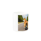 shIbaのおしりは見せて顔は見せてくれないシバ Mug :other side of the handle