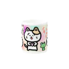 ふわとろ火薬のはぴはぴです ロング Mug :other side of the handle